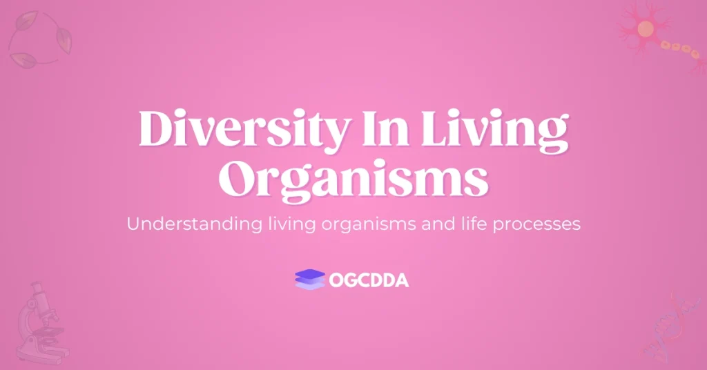 Diversity In Living Organisms OGCDDA