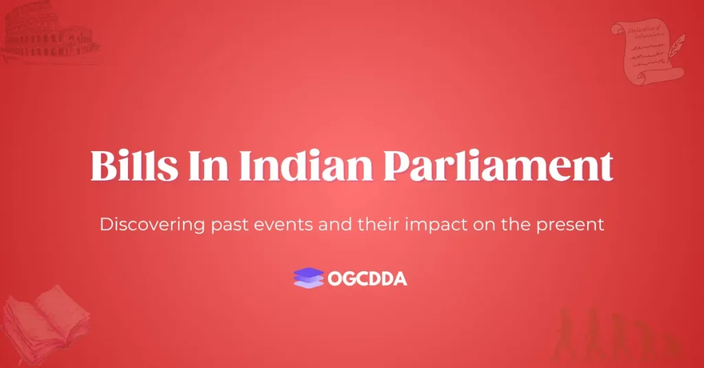 OGCDDA Bills In Indian Parliament