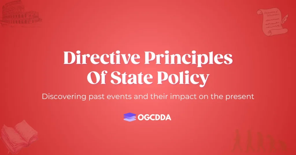 OGCDDA Directive Principles Of State Policy