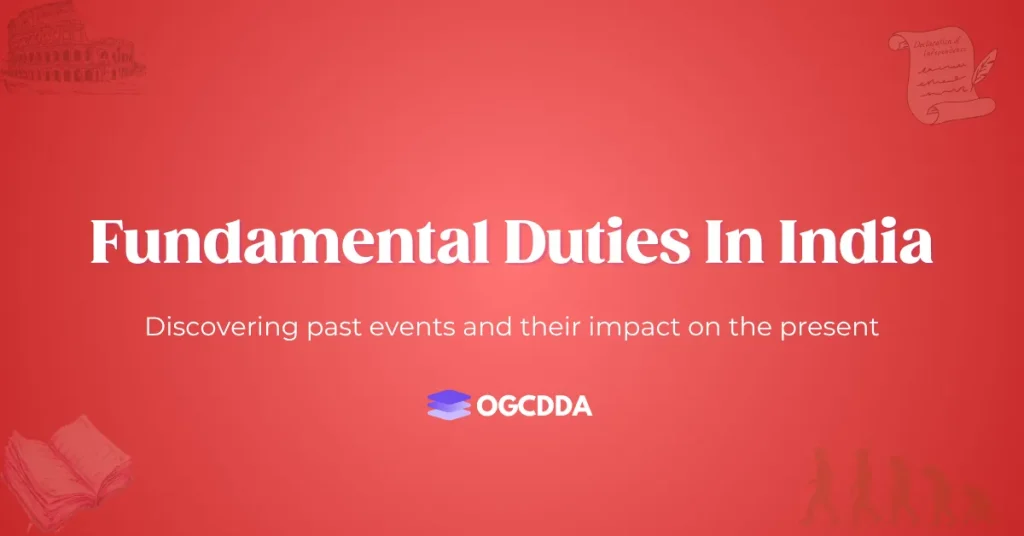 OGCDDA Duties In India