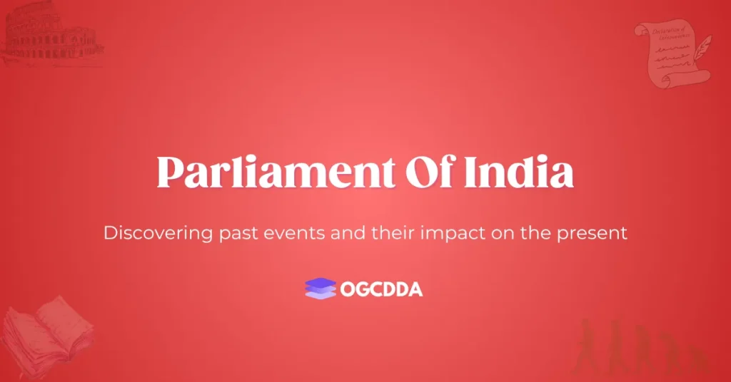 OGCDDA Parliament Of India