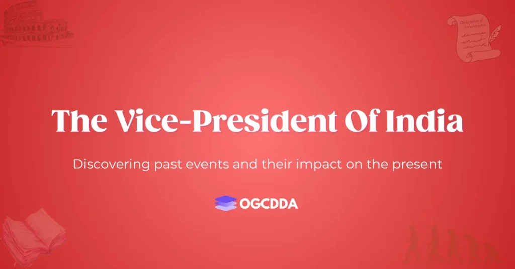 OGCDDA The Vice President Of India