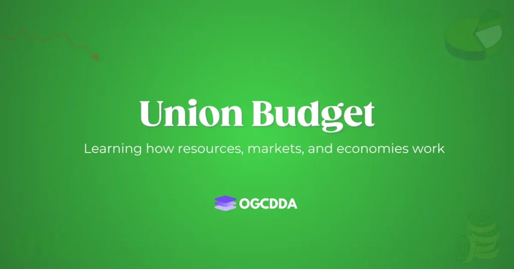 OGCDDA Union Budget