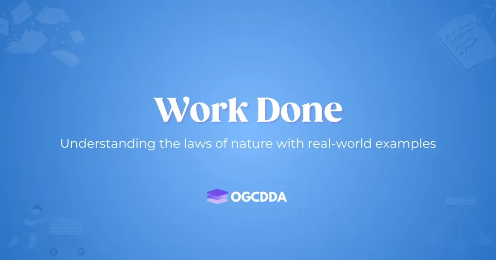 OGCDDA Work Done